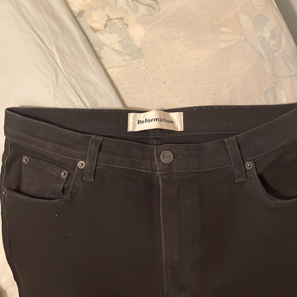 Reformation size 31 black jean